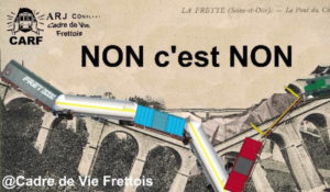 Montage image train sur viaduc